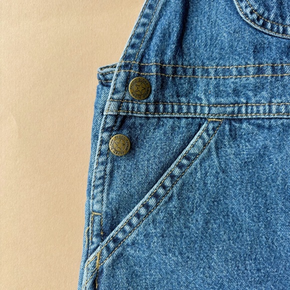 Vintage Faded Flory denim toddler overalls size 2 - Picture 5 of 7